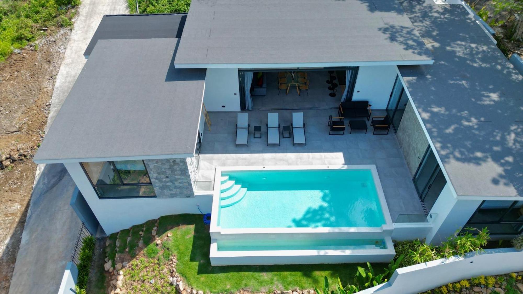 Baan Saint-Tropez Seaview Villa Ko Samui Private Villa Bophut Exterior photo