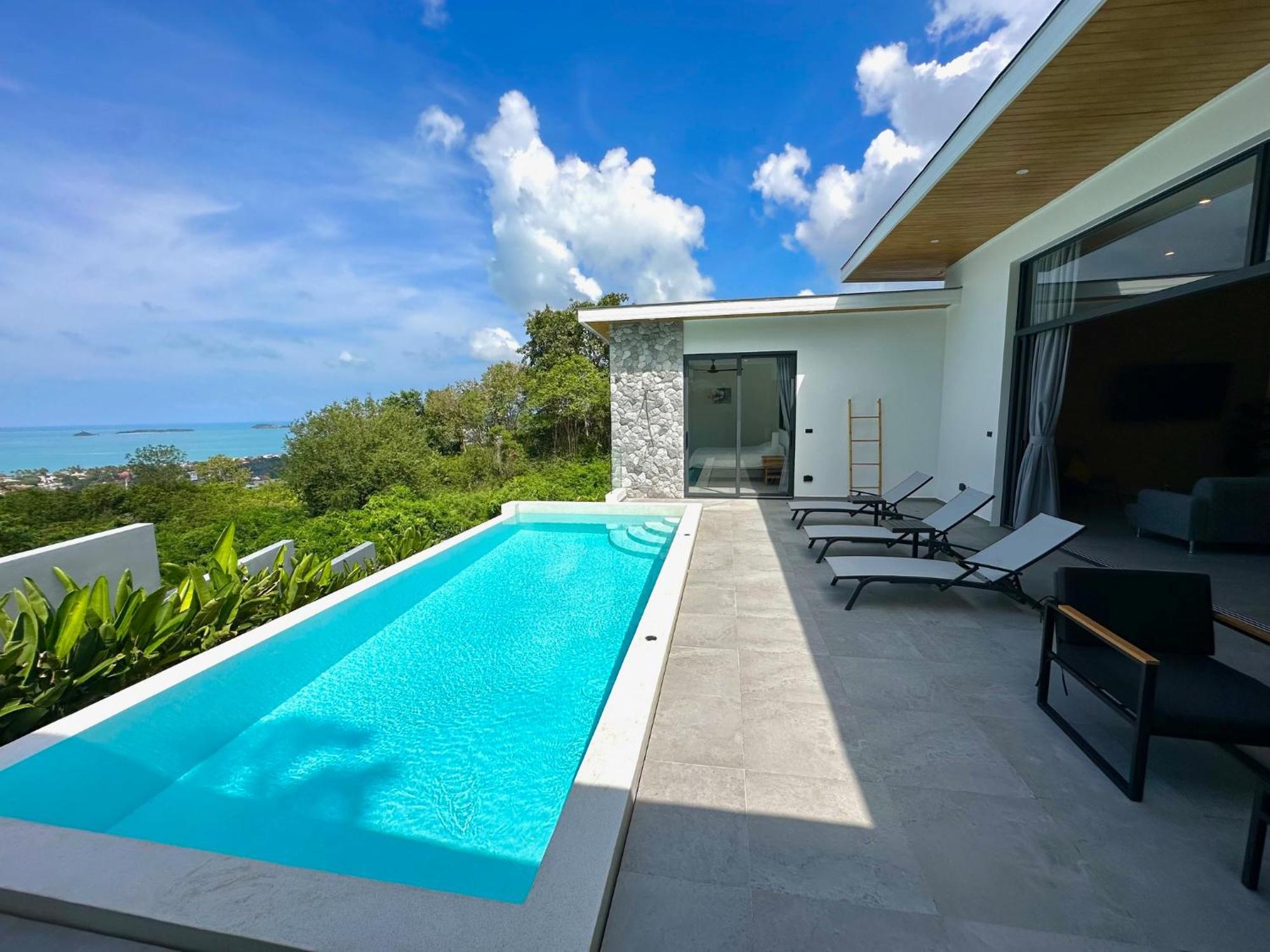Baan Saint-Tropez Seaview Villa Ko Samui Private Villa Bophut Exterior photo