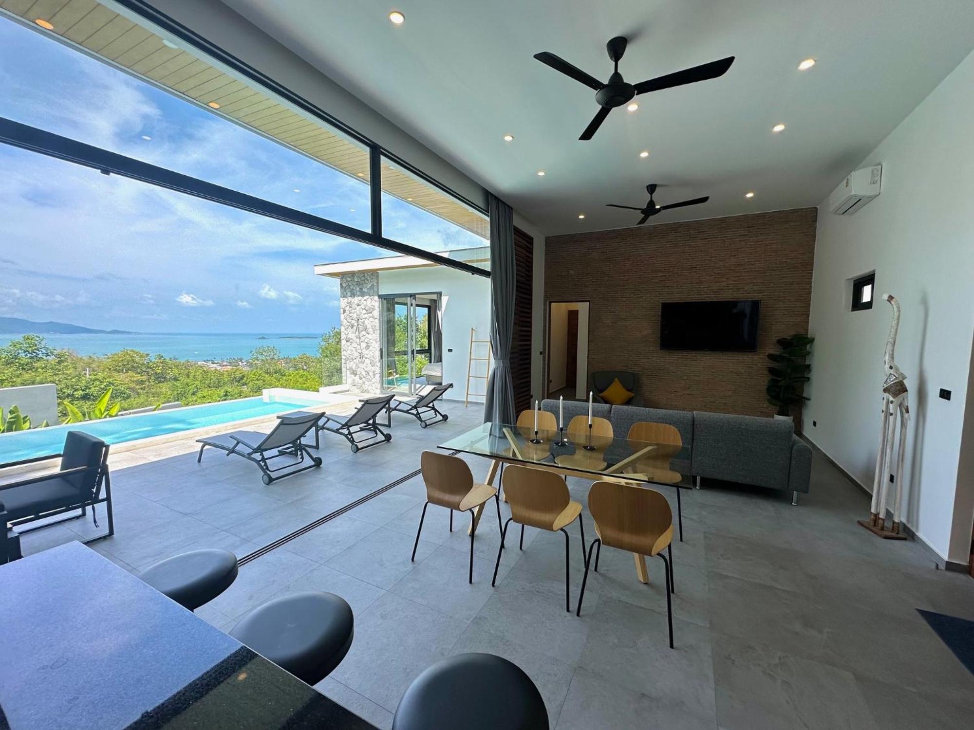 Baan Saint-Tropez Seaview Villa Ko Samui Private Villa Bophut Exterior photo