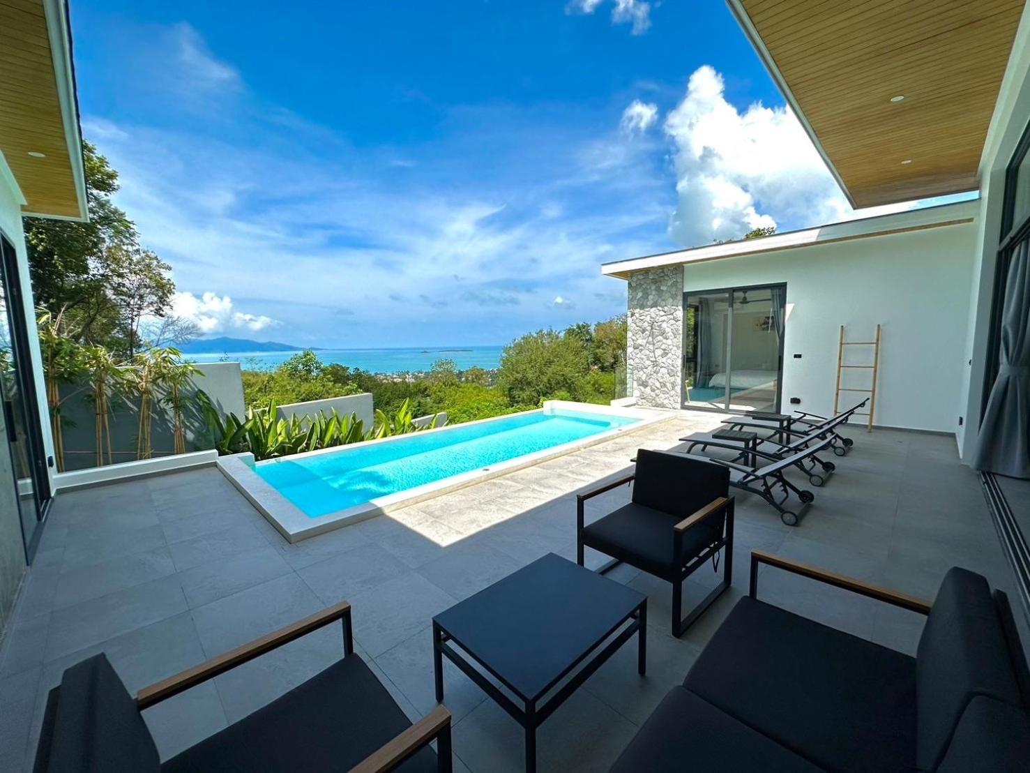 Baan Saint-Tropez Seaview Villa Ko Samui Private Villa Bophut Exterior photo