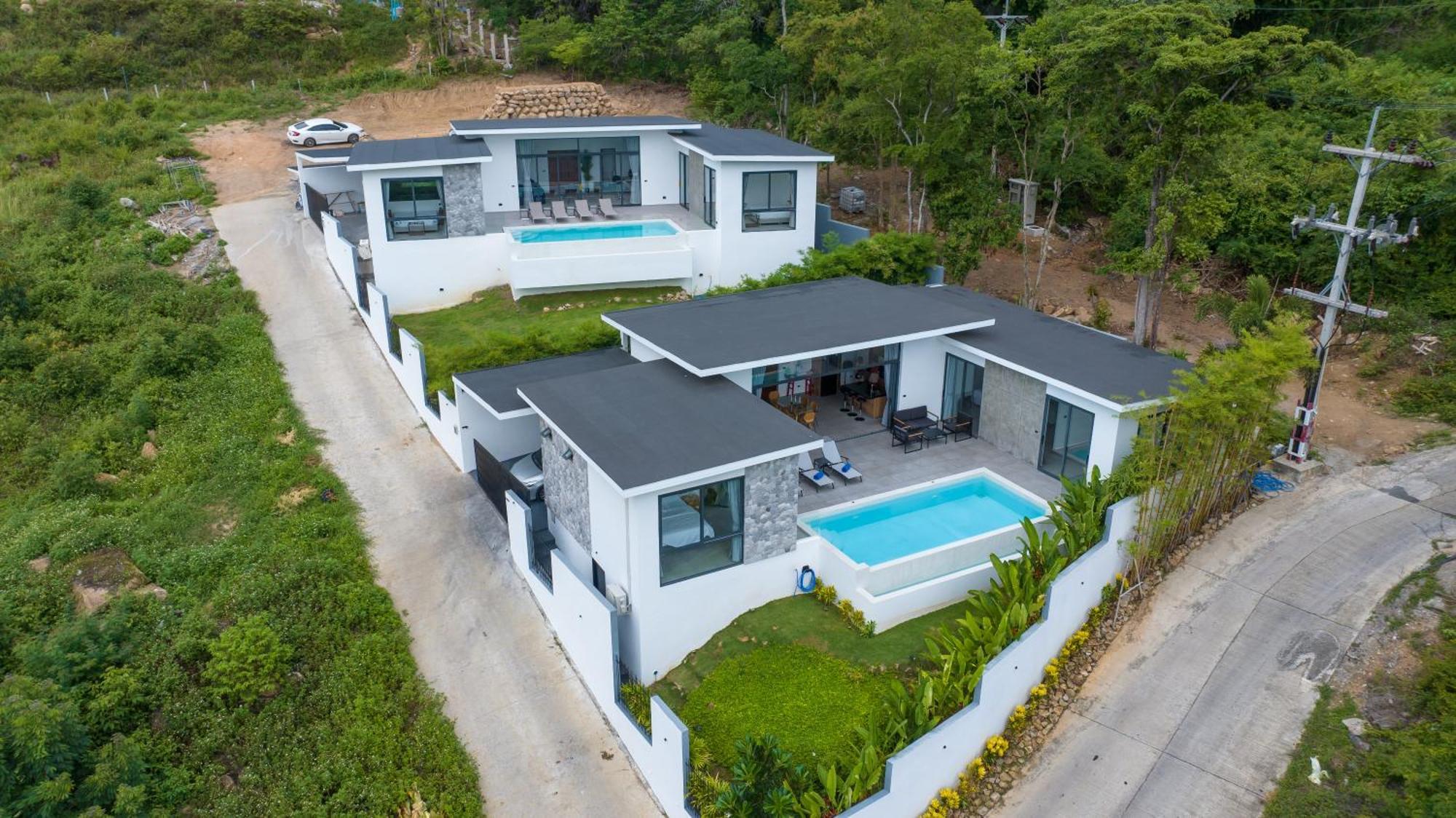 Baan Saint-Tropez Seaview Villa Ko Samui Private Villa Bophut Exterior photo