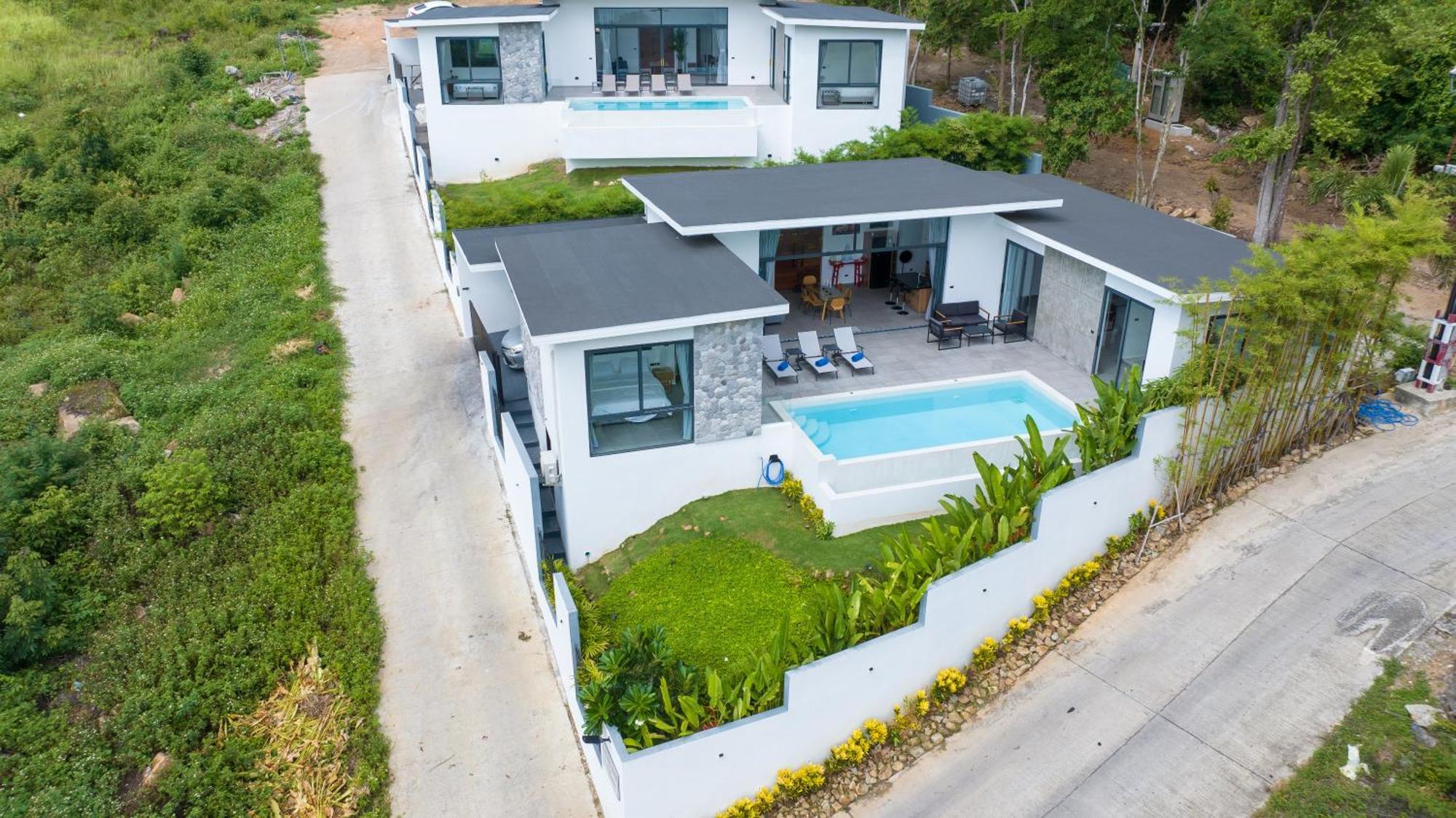 Baan Saint-Tropez Seaview Villa Ko Samui Private Villa Bophut Exterior photo
