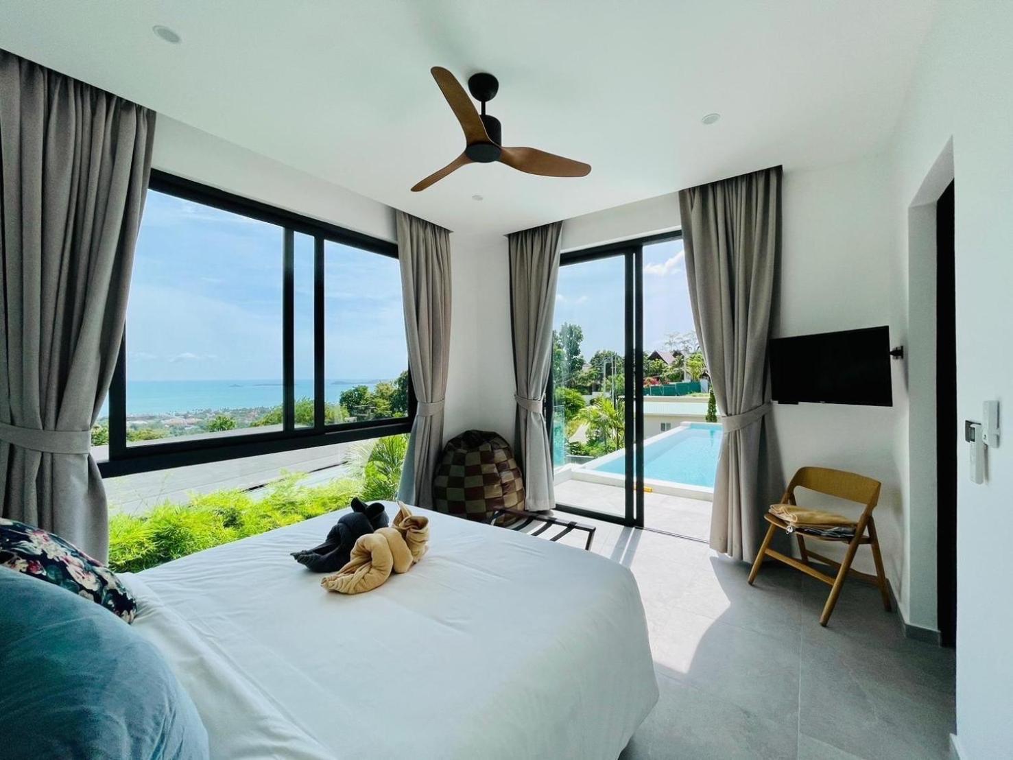 Baan Saint-Tropez Seaview Villa Ko Samui Private Villa Bophut Exterior photo